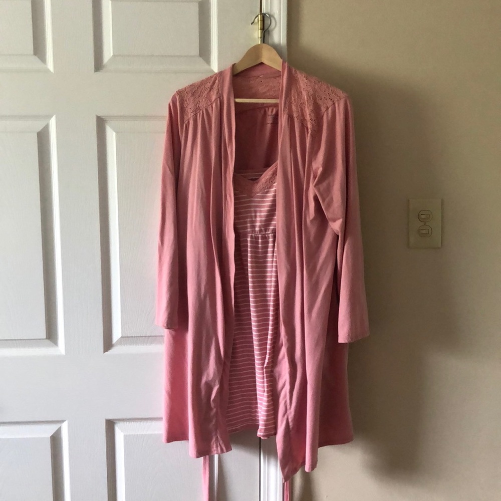 Motherhood Maternity Nursing Pajama Set